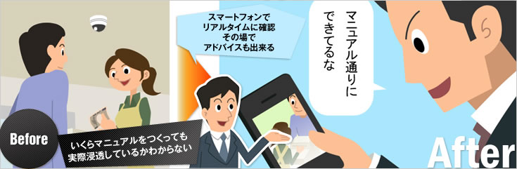 本部のマニュアルを浸透させたい