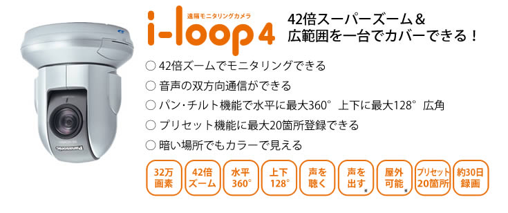 42倍のスーパーズーム「i-loop4」